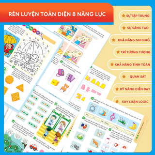 Sách - 508 Câu Hỏi Rèn Luyện Tư Duy Cho Trẻ Tiền Tiểu Học (Dành Cho Trẻ 5–6 Tuổi) – Bộ 2 Tập
