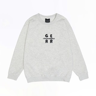 Áo Sweater Cổ Tròn Nam Nữ GUDO Form Suông Vải Nỉ 2 Da 3 Màu Đen Xám Xanh Than S11