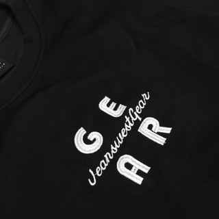 Áo Sweater Cổ Tròn Nam Nữ GUDO Form Suông Vải Nỉ 2 Da 3 Màu Đen Xám Xanh Than S11