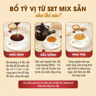 Combo bổ tỳ vị, set nấu siro bổ tỳ, giúp ăn ngon, an thần, tăng đề kháng, phù hợp mọi lứa tuổi - Lãn Ông