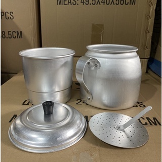 Phin Cà Phê Nhôm 200g Và 100g Inox Không Gỉ Bền Đẹp, Phù Hợp Cho Các Quán Pha Chế Chuyên Nghiệp