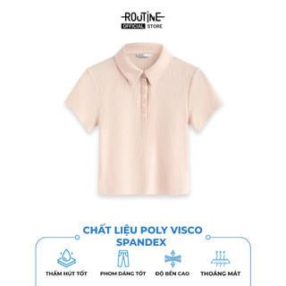 Áo Polo Nữ Cotton Ngắn Tay Form Fitted - Routine 10S25POLW001