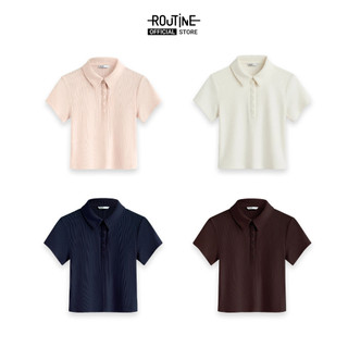 Áo Polo Nữ Cotton Ngắn Tay Form Fitted - Routine 10S25POLW001