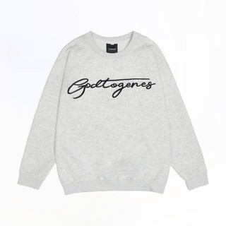 Áo Sweater Cổ Tròn Nam Nữ Form Suông Vải Nỉ 2 Da Thêu Chữ Phong Cách Mới S12