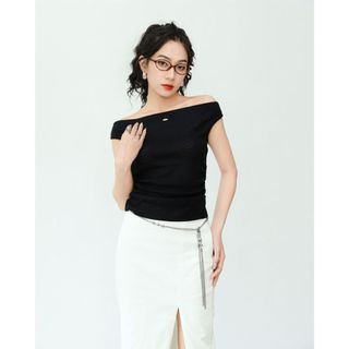 Áo Thun Kiểu JP Fashion Trễ Vai, Chất Thun Mịn Co Giãn Basic Dễ Phối Đồ 10212110