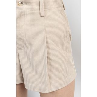 Quần Ngắn Nữ JP Fashion Nhung Tăm, Thiết Kế Xếp Ly Hack Vòng Ba, Phong Cách Trendy Retro Hút Mắt 15009586