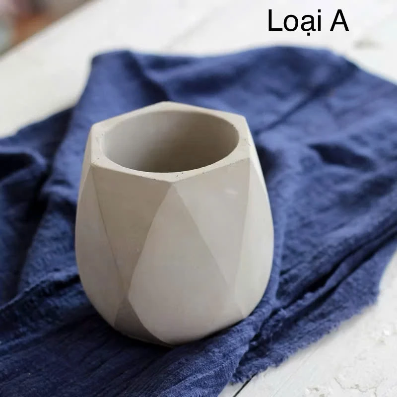 Chậu hoa mini đa giác hình học sáng tạo
