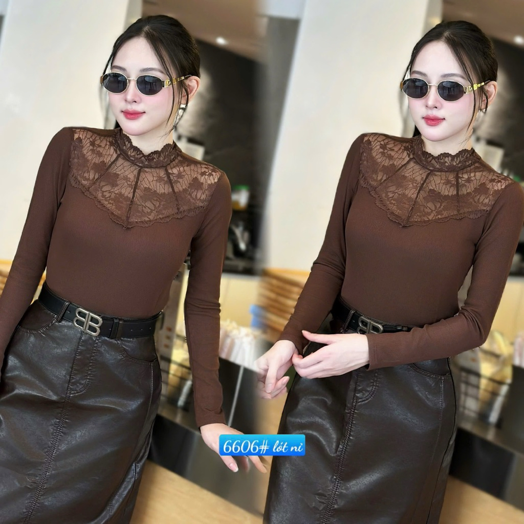 Áo nhiệt pha ren full hộp 6606#