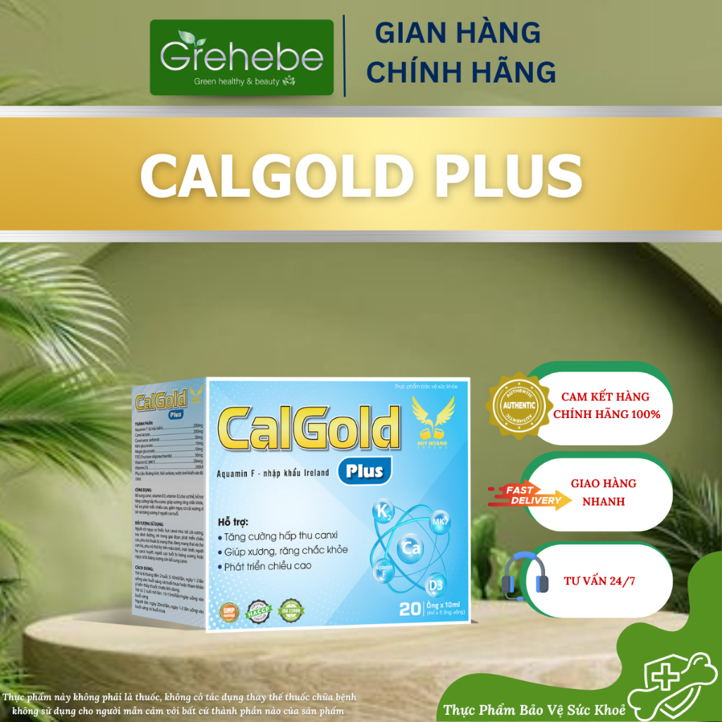 [TPBVSK] CALGOLD PLUS - Bổ Sung Canxi Từ Tảo Biển Đỏ (Nhãn vàng ...