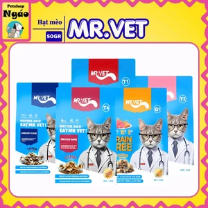 Hạt Cho Mèo MrVet/Mr.vet / Sample , túi tiện lợi , túi du lịch MRVET