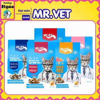 [50g] Hạt Cho Mèo MrVet/Mr.vet / Sample , túi tiện lợi , túi du lịch MRVET