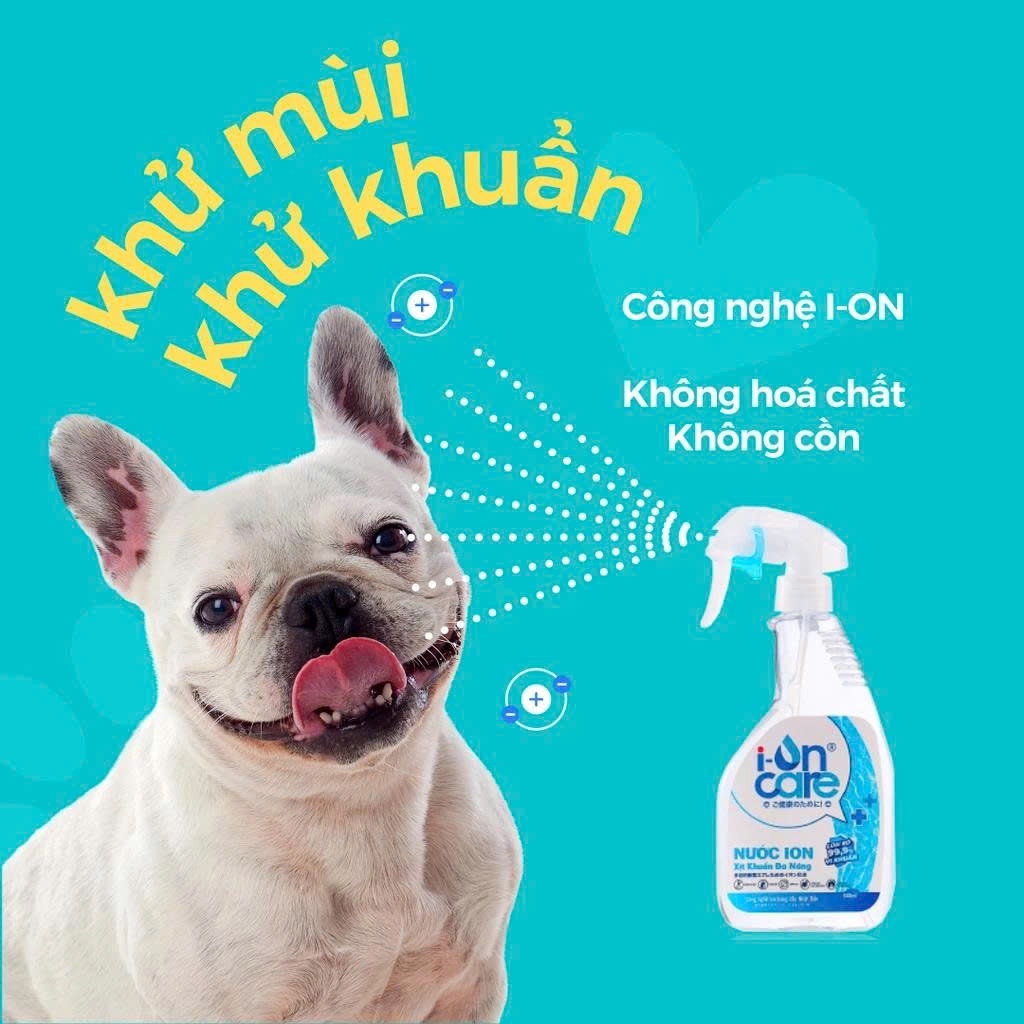 Nước ion xịt khuẩn đa năng I-ONCARE 500ml
