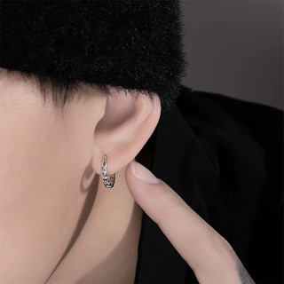 SNUOFO - Hoa tai thép titan cho nam hợp thời trang sành điệu phong cách riêng hip hop cá tính hoa tai đơn cho nam