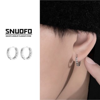 SNUOFO - Hoa tai thép titan cho nam hợp thời trang sành điệu phong cách riêng hip hop cá tính hoa tai đơn cho nam