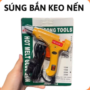 Máy bắn keo nến mini 20w NANGONG JAPAN,súng bắn keo nến,súng hàn keo nến,súng dán keo,máy bơm keo nến,dụng cụ gắn keo nế