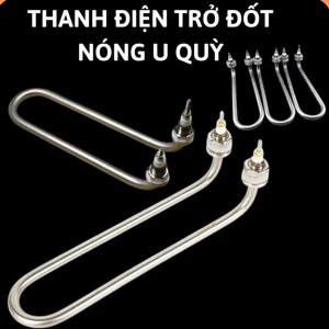 Thanh Điện Trở Đốt Nóng Chữ U Inox – Điện Trở Đun Nước, Thanh Nhiệt Công Nghiệp,điện trở nhiệt,thanh nhiệt, thanh điện