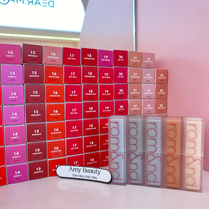 Son thỏi Romand New Zero Matte Lipstick 3g
