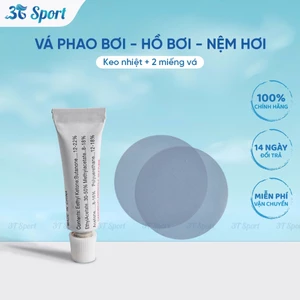 Bộ dụng cụ vá phao hơi nệm hơi hồ bơi thuyền hơi gồm Keo Vá Siêu Dính + 2 Miếng Vá MVP-TRON