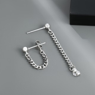 SNUOFO- Khuyên Tai Nam Phong Cách Ins Tối Giản Thời Thượng Nam Tính Cá Tính Khuyên Tai Dây Khuyên Rủ Phong Cách Bad Boy