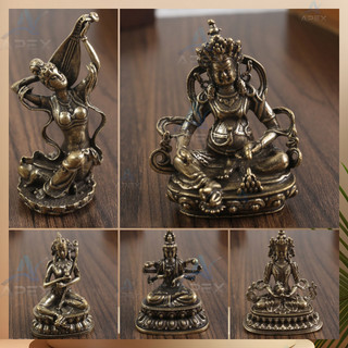 Tượng Phật Đồng Cổ Nhà Phòng Khách Trang Trí , Đồng Retro Trung Quốc Tây Tạng Xanh Tara Tượng Đẹp-APEX