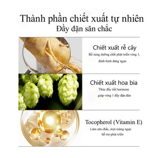 Kem nở ngực - kết cấu nhẹ mịn, dễ thoa, không nhờn rít, nâng đỡ và săn chắc,Nâng Ngực Chống Chảy Xệ Sau Sinh