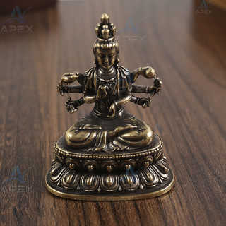 Tượng Phật Đồng Cổ Nhà Phòng Khách Trang Trí , Đồng Retro Trung Quốc Tây Tạng Xanh Tara Tượng Đẹp-APEX