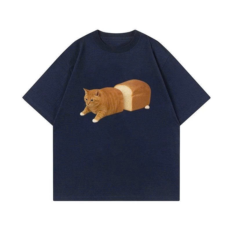 Áo thun Stee Cổ tròn SANDWICH CAT Localbrand ICVCVNI Unisex Cotton