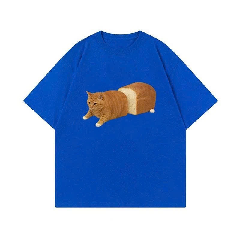 Áo thun Stee Cổ tròn SANDWICH CAT Localbrand ICVCVNI Unisex Cotton