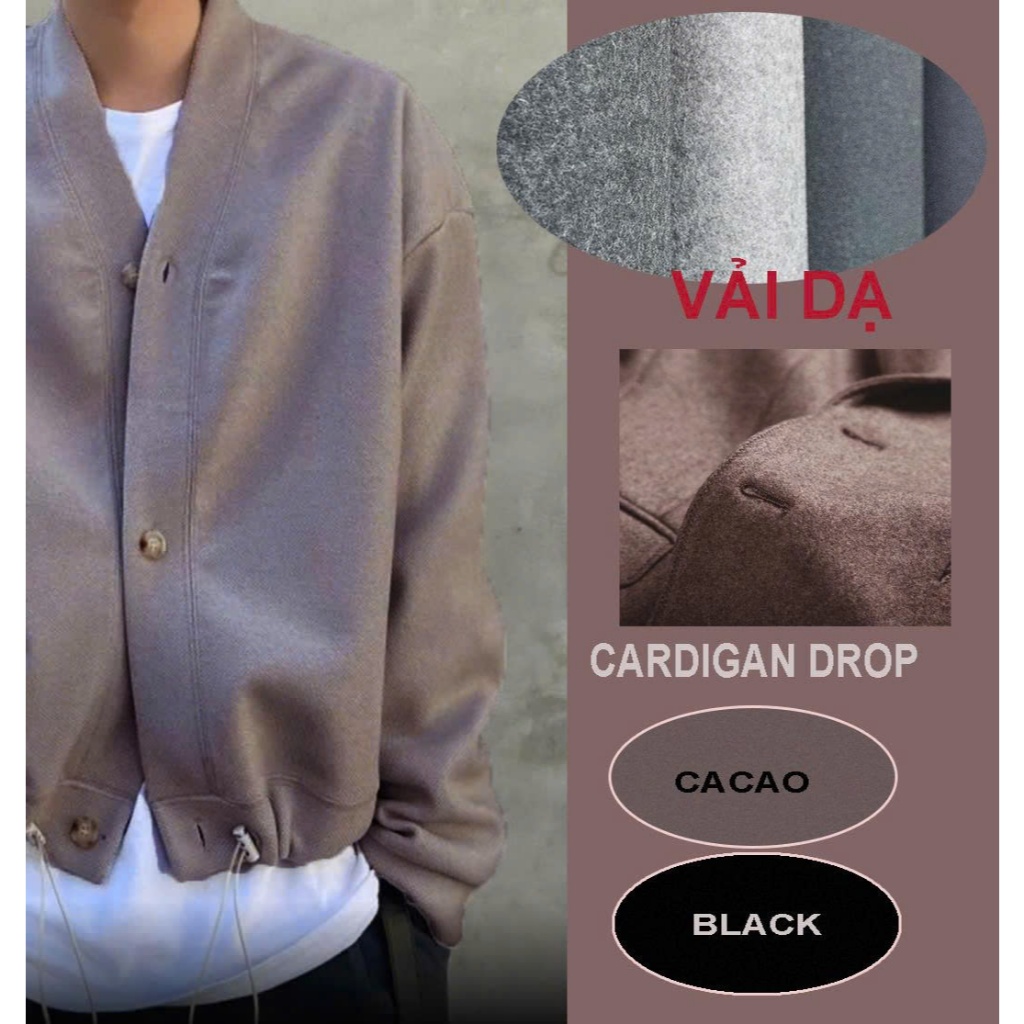 Áo khoác Cadigan Crop top SOFT MODE phong cách ICVCVNI Unisex