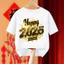 Áo thun Tết 2026 Áo phông TẾT BÍNH NGỌ HAPPY NEW YEAR 2026 cổ tròn tay lửng chất thun mềm mịn oversize nam nữ