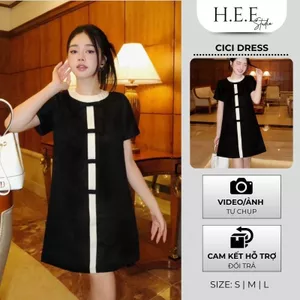 H.E.E - Đầm dáng suông Cici Dress đính nơ phong cách tiểu thư, nhẹ nhàng