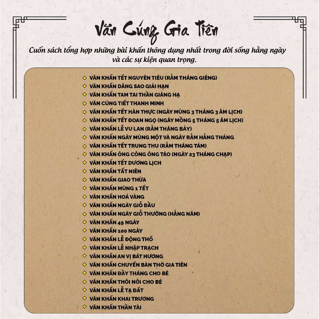 Sách - Văn Cúng Gia Tiên - Bao Gồm Đầy Đủ Nghi Thức và Hướng Dẫn Sắm Lễ - Tiên Phong Books