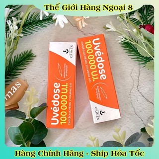 Vitamin D3 liều cao Pháp Uvedose 100000 UI ống 2ml cho bé từ 18 tháng tuổi giúp hấp thụ canxi tốt