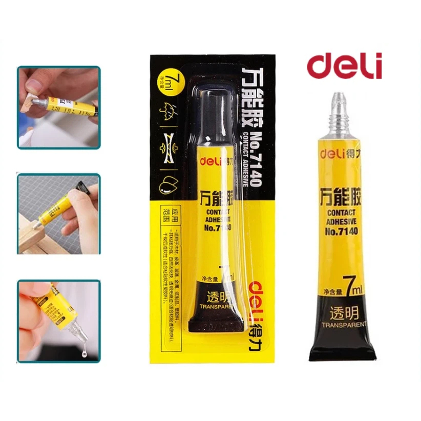 [Deli] Keo Dán Siêu Chắc 7ml – Dán Giày Dép, Túi Xách, Ví Da Bám Dính Mạnh