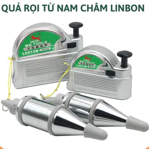 Quả dọi nam châm Linbon,con dọi có từ tính 3m và 6m,lập lòn nam châm,lập loong,cục lập lòn,quả rọi xây dựng,lập lòn xây