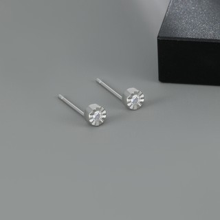SNUOFO-Khuyên Tai Bạc Đơn Chiếc Mini Nam Dưỡng Lỗ Tai Thiết Kế Độc Lạ Phong Cách Tối Giản Thời Thượng Cho Nam Giới