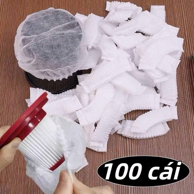 COMBO 100 Túi Lưới Lọc Bụi Máy Hút Bụi Cầm Tay
