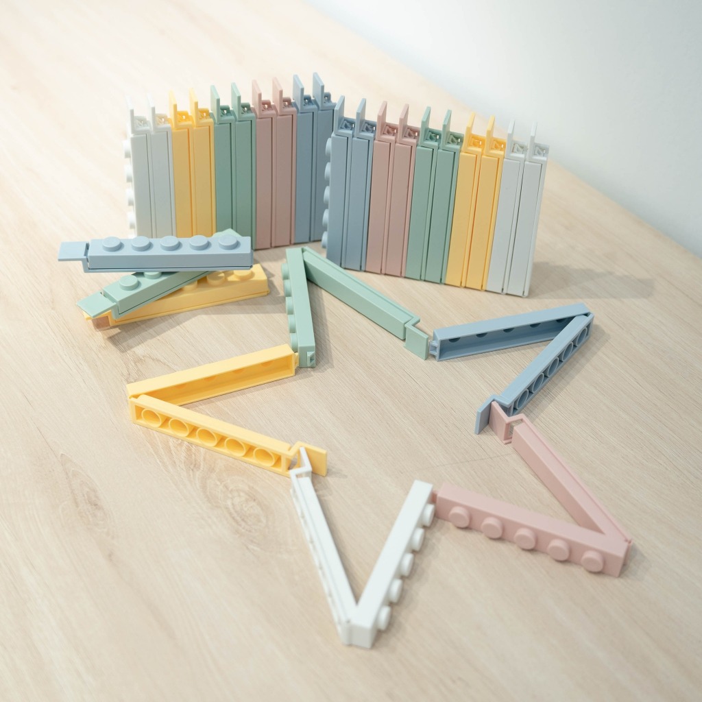 Kẹp Miệng Túi Bảo Quản Thực Phẩm Thức Ăn Yoko Inochi (Bộ 10 cái) Thiết Kế Lego Xinh Xắn