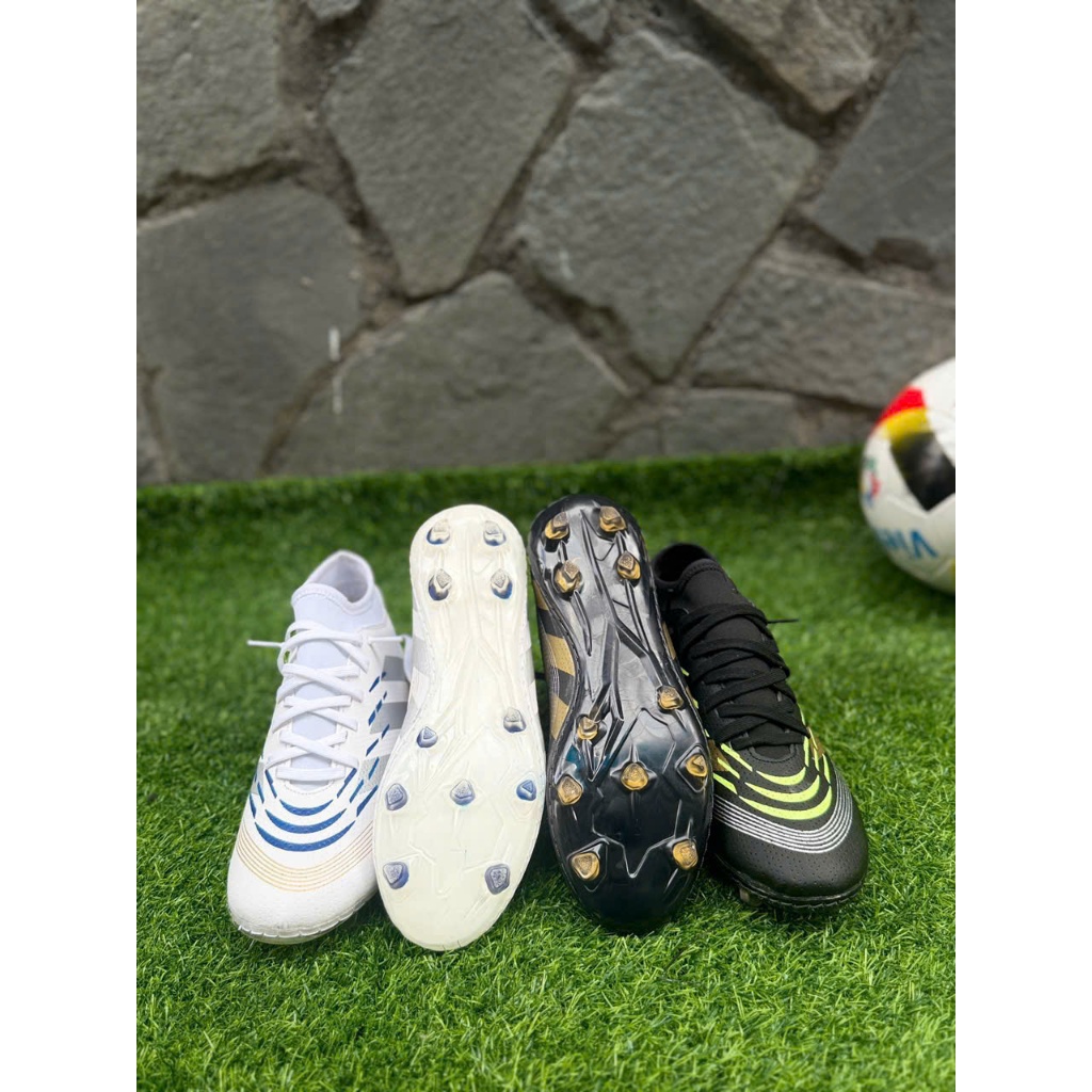 Giày đá bóng cổ cao TheGoal FG2, khâu FULL đế đinh FG sân cỏ tự nhiên, TẶNG TÚI RÚT + TẤT