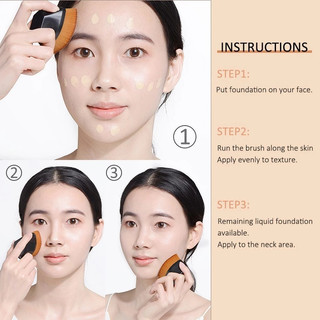 Cọ trang điểm, cọ tán kem nền Cọ trang điểm  tán phấn nền ma thuật liền mạch sợi lông mềm mại có hộp đựng