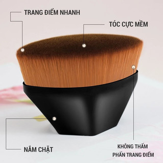 Cọ trang điểm, cọ tán kem nền Cọ trang điểm  tán phấn nền ma thuật liền mạch sợi lông mềm mại có hộp đựng