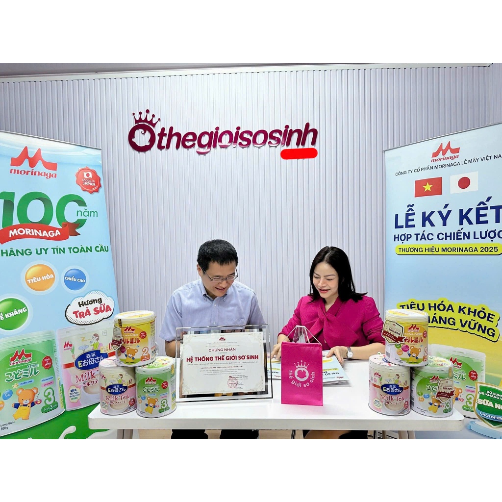 Sữa Morinaga Nhập Khẩu Nhật Bản Với Lactoferrin, DHA&ARA, Nucleotides – Cho Bé Từ 0-3 Tuổi TGSSĐT