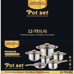 Bộ Nồi Inox 6 Món Cao Cấp Chất Lượng Dùng Cho Mọi Loại Bếp, Combo Bộ Nồi Inox Sang Trọng Dùng Cho Gia Đình — ảnh 6