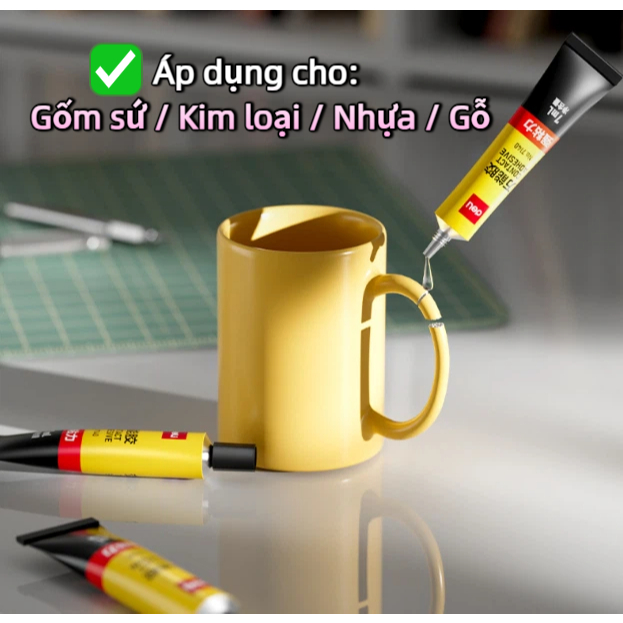 Keo Siêu Dính Đa Năng Deli 7ml/ 20ml Có Thể Dán Trên Mọi Bề Mặt Phù Hợp Sửa Chữa, Ghép Nối 7140/7149