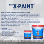 Sơn lót chống kiềm ngoại thất X-Paint - Sơn S3000 lon 5kg chống ẩm, chống thấm + Tặng kèm lu lăn (Rulo) + chổi sơn — ảnh 3