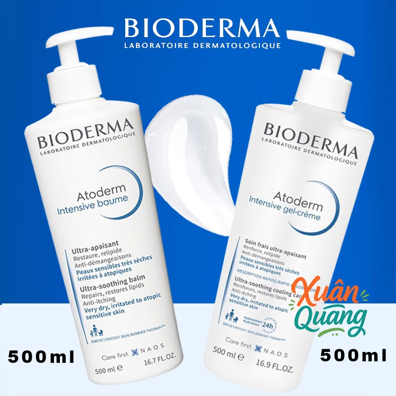 Sữa dưỡng thể Bioderma Atoderm Intensive Gel-Creme 500ml | Bioderma Atoderm Intensive Baume 500ml