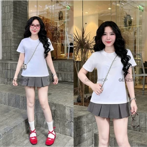 Áo Thun Nữ Babytee Trơn Basic 250GSM Cotton 2C Thoáng Mát BST Genz26