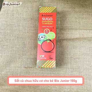 Sốt Cà Chua Hữu Cơ Bio Junior 150g Cho Bé Từ 8 Tháng Dễ Ăn, Hỗ Trợ Tiêu Hoá – Natural Market