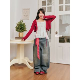 𝐎𝐫𝐚𝐯𝐢𝐬 𝐉𝐞𝐚𝐧𝐬 - Quần jeans nữ dáng thụng ống rộng nhien.official NQJ00001