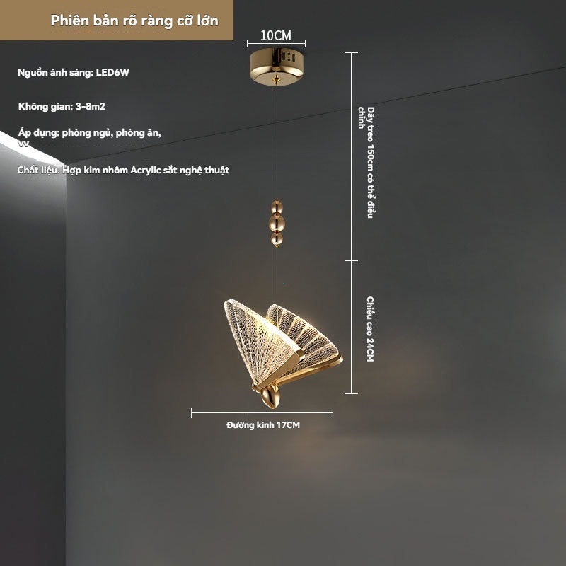 Crystal đèn chùm nhỏ phòng ngủ đầu giường ấm áp ánh sáng xa xỉ hiện đại đơn giản nhà hàng ánh sáng quầy bar phong cách B